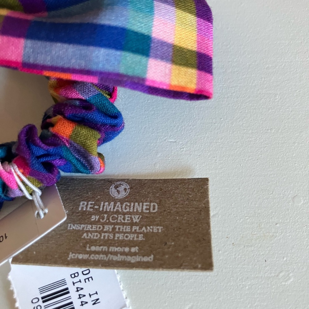 NWTs J.Crew Cotton Scrunchie Hair Bow - Picture 4 of 5